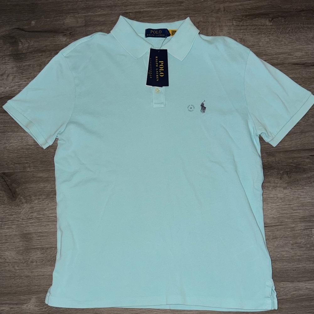 Polo by Ralph Lauren Men's Sky Blue Polo Shirt